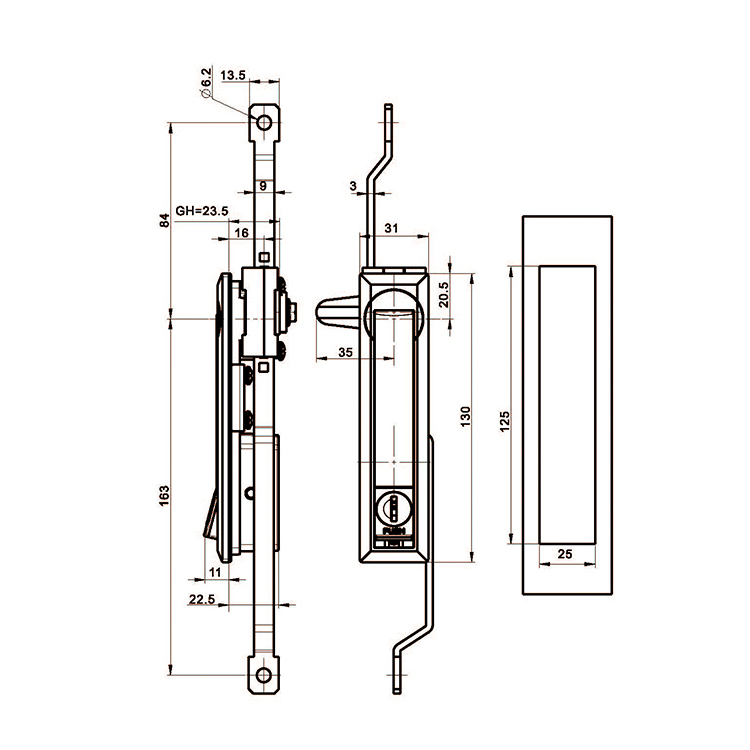 กด The Bounce Rocker Lock-A8201